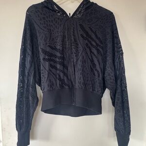 Noli Black Sequin-Embellished Hoodie